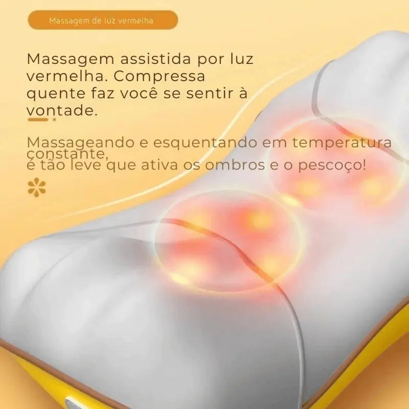 Massageador Elétrico P/ Lombar - Energiza massager™