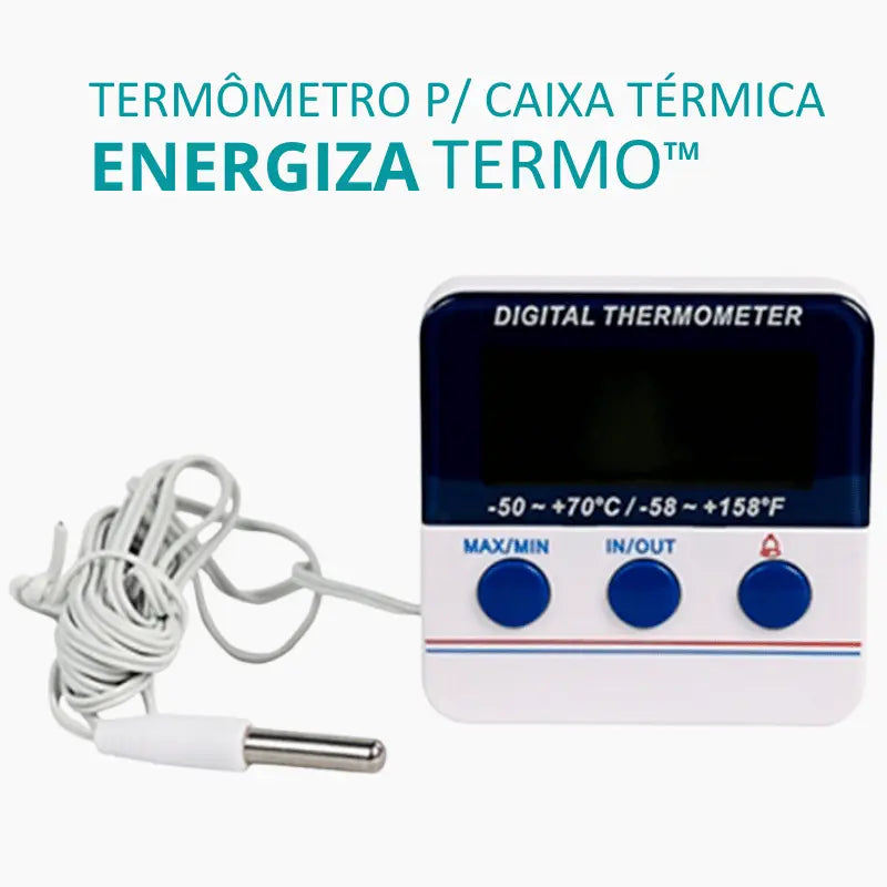 Termômetro p/ Caixa Térmica - Energiza Termo™